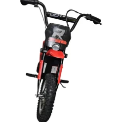 Moto Elettrica per Bambini a Batteria Moto Cross 24 V Cavalcabile Rossa