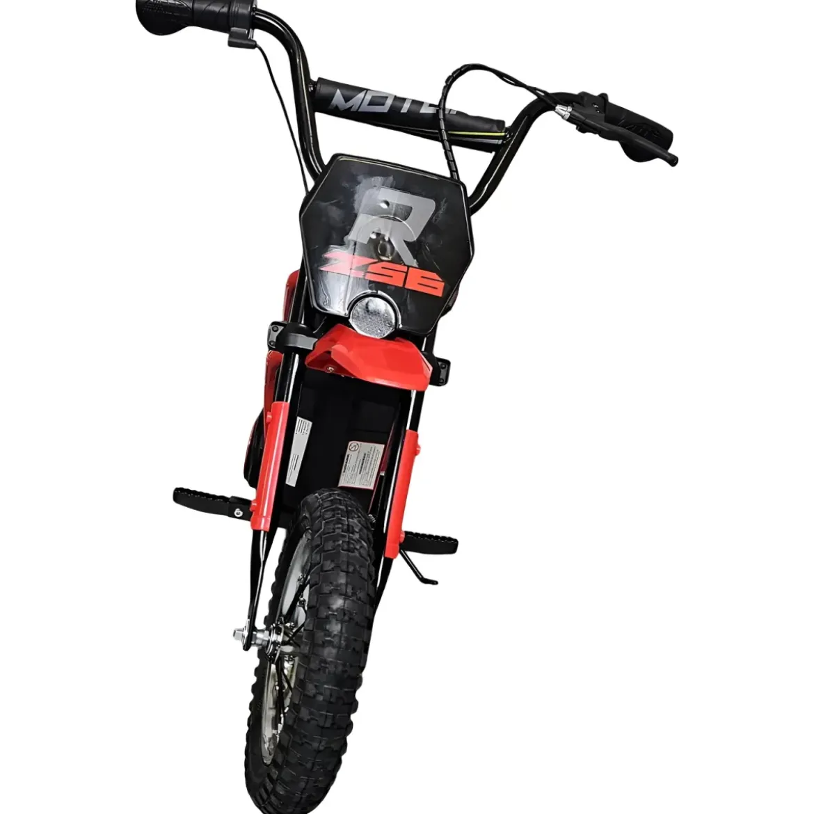 Moto Elettrica per Bambini a Batteria Moto Cross 24 V Cavalcabile Rossa