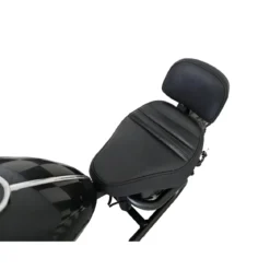 Moto Elettrica per Bambini Chopper Nero 24V 200W Sedile in Pelle
