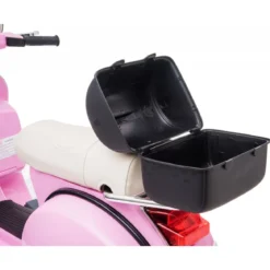 Moto Elettrica per Bambini Piaggio Vespa PX 150 Rosa a Batteria 12 V