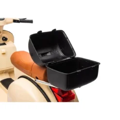 Moto Elettrica per Bambini Piaggio Vespa PX 150 Crema Batteria 12 V