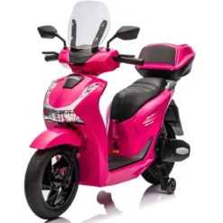 Moto Elettrica per Bambini 12V Scooter Rosa Honda SH125