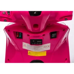 Moto Elettrica per Bambini 12V Scooter Rosa Honda SH125