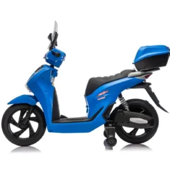 Moto Elettrica per Bambini 12V Scooter Blu Honda SH125