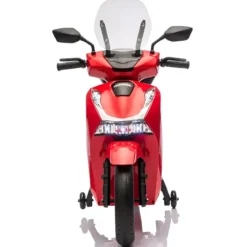 Moto Elettrica per Bambini 12V Scooter Rosso Honda SH125