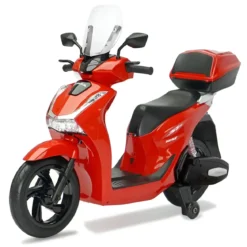 Moto Elettrica per Bambini 12V Scooter Rosso Honda SH125