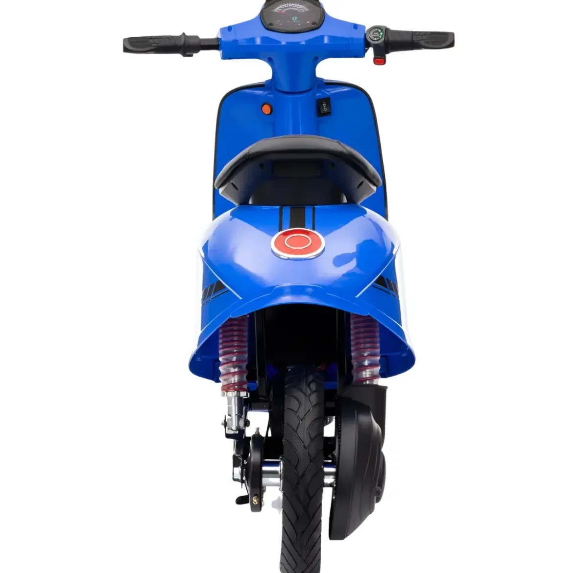 Moto Elettrica 24V per Bambini Blu Doppia Batteria Waterproof