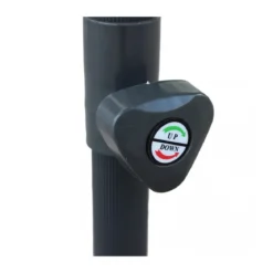Ombrellone da Giardino Nero Grigio 3 Mt Rotondo Palo Centrale