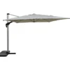 Ombrellone da Giardino Palo Laterale 3x4 m in Alluminio Beige Girevole