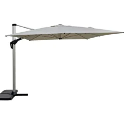 Ombrellone da Giardino Palo Laterale 3x4 m in Alluminio Beige Girevole