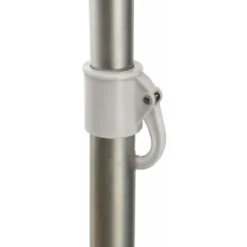 Ombrellone per Giardino 2x2 m Inclinabile Blu Bianco Sacca Tessuto