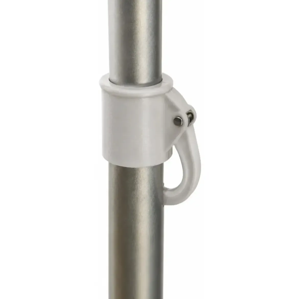 Ombrellone per Giardino 2x2 m Inclinabile Blu Bianco Sacca Tessuto