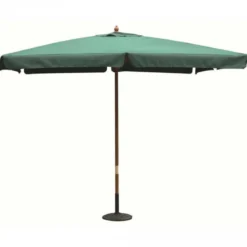Ombrellone Rettangolare 2x3 Mt Tavolo Terrazzo Estate Giardino Verde Ombra