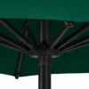 Ombrellone Rettangolare 2x3 Palo Centrale Antivento Telo Verde da Giardino Aria