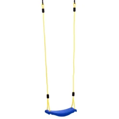 Outlet Altalena per Bambini 5 Posti da Giardino Corde Regolabili