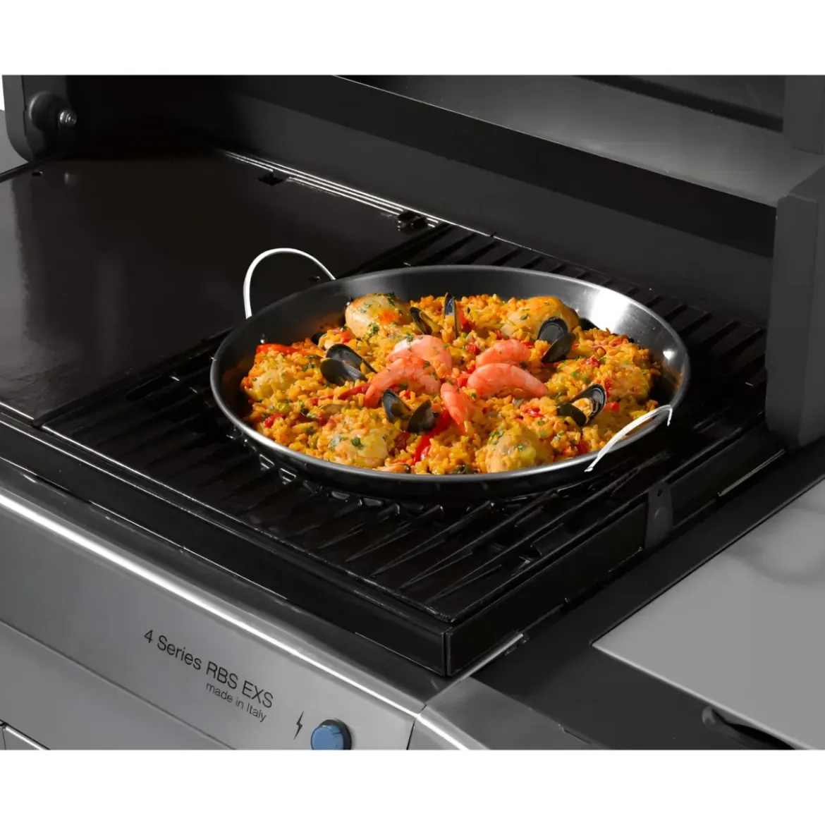 Padella Paella per Barbecue Campignaz in Acciaio Inox Antiaderente