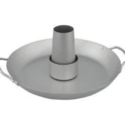 Padella Paella per Barbecue Campignaz Acciaio Inox Antiaderente Nero