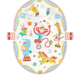 Palestrina Evolutiva Neonato Circo 3 in 1 con Giostra e Giochi 85x100 cm