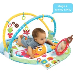 Palestrina Pieghevole Neonato Bambino Suoni Copertina Giochi 90x91 cm