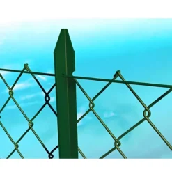 5 Paletti Alti 250 cm per Recinzione in Ferro