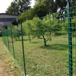 10 Paletti da 100 cm per Recinzione in Ferro Plastificato