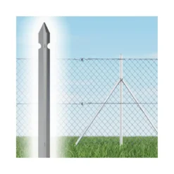 10 Paletti in Ferro Zincato 250cm Pali a T per Terreni