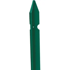 10 Paletti per Recinzione Alti 200 cm 35x35 in Ferro Plastificato Verde Pali a T