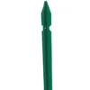 10 Paletti Recinzione 225 cm Ferro Plastificato Verde Pali per Rete da Giardino