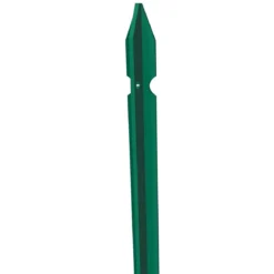 10 Paletti Recinzione 225 cm Ferro Plastificato Verde Pali per Rete da Giardino