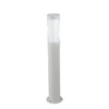 Paletto Intec in Acciaio Lampione 70cm Bianco per Illuminazione da Esterno