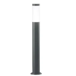 Paletto Intec per Illuminazione da Esterno in Acciaio 70 cm Antracite