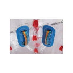 4 Palla Gonfiabile Happy Bumper Ball 1.5 mt 1 Pompa Aria Pallone Calcio Paraurti