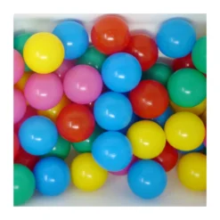 100 Palline Colorate in Plastica per Bambini Casette Gonfiabili Piscina Morbide