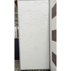 Pannello Pantografato Bianco Tree of Life in Vetroresina per Porta Blindata