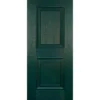 Pannello per Portone Blindato in Vetroresina da Esterno Verde 90x210 due Bugne