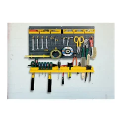 Pannello Portautensili Forato con Ganci Cassette Attrezzi Officina Garage Banco