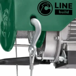 Paranco Elettrico 500W Portata 125/250kg a Fune Sollevamento 18m