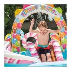 Parco Acquatico Bambini Candyzone Gonfiabile Intex Giardino Gioco Piscina