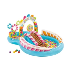 Parco Acquatico Bambini Candyzone Gonfiabile Intex Giardino Gioco Piscina