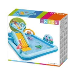 Parco Acquatico con Scivolo per Bambini Piscina Gonfiabile Giungla con Palline