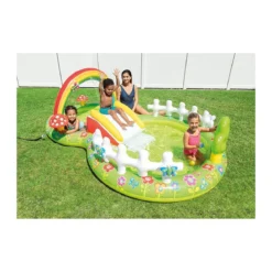 Parco Acquatico Gonfiabile Piscina con Scivolo per Bambini Intex da Giardino