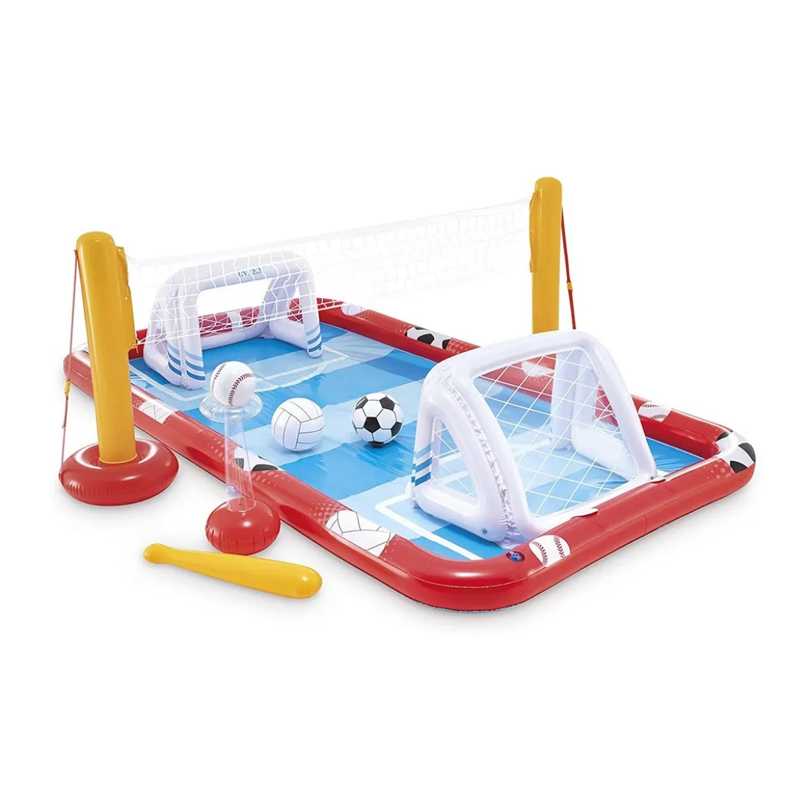 Parco Acquatico Intex Sport Piscina Gonfiabile Esterna Rettangolare Fuoriterra