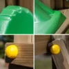 Parco Giochi Giardino in Legno per Bimbi con Altalena Scivolo Torretta