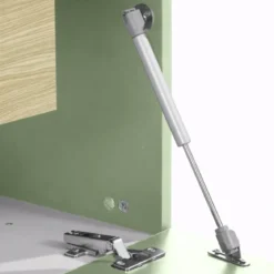 Parete Attrezzata Soggiorno 280 cm Verde Salvia Rovere Porta TV Vetrina