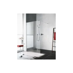 Parete Doccia Fissa 8 mm Walk In 80 90 100 110 120 Box Lato Anta Cristallo Vetro