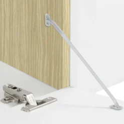 Parete Soggiorno Attrezzata Porta TV Vetrina Libreria Beige Rovere