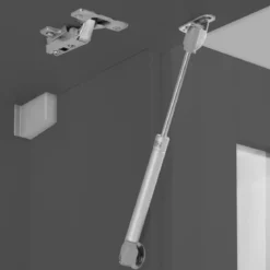 Parete Soggiorno Attrezzata Antracite Opaco Moderno 280x30x180 cm