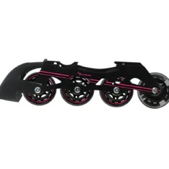 Pattini Bambini 2 in 1 L 38-41 Trasformabili a Rotelle in Linea Fucsia