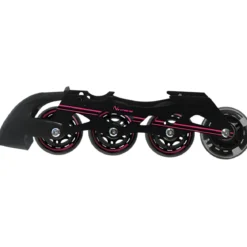Pattini Bambini 2 in 1 S 30-33 Trasformabili a Rotelle in Linea Fucsia