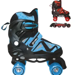 Pattini In Linea 39-42 4 Rotelle Regolabili con Freno